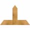 Ekena Millwork Portland Rough Sawn Timber Gable Bracket, Western Red Cedar, 36"W x 24"H x 2"D x 6"F, 16/12 Pitch GBW036X24X0206POR00RWR - alternate 1